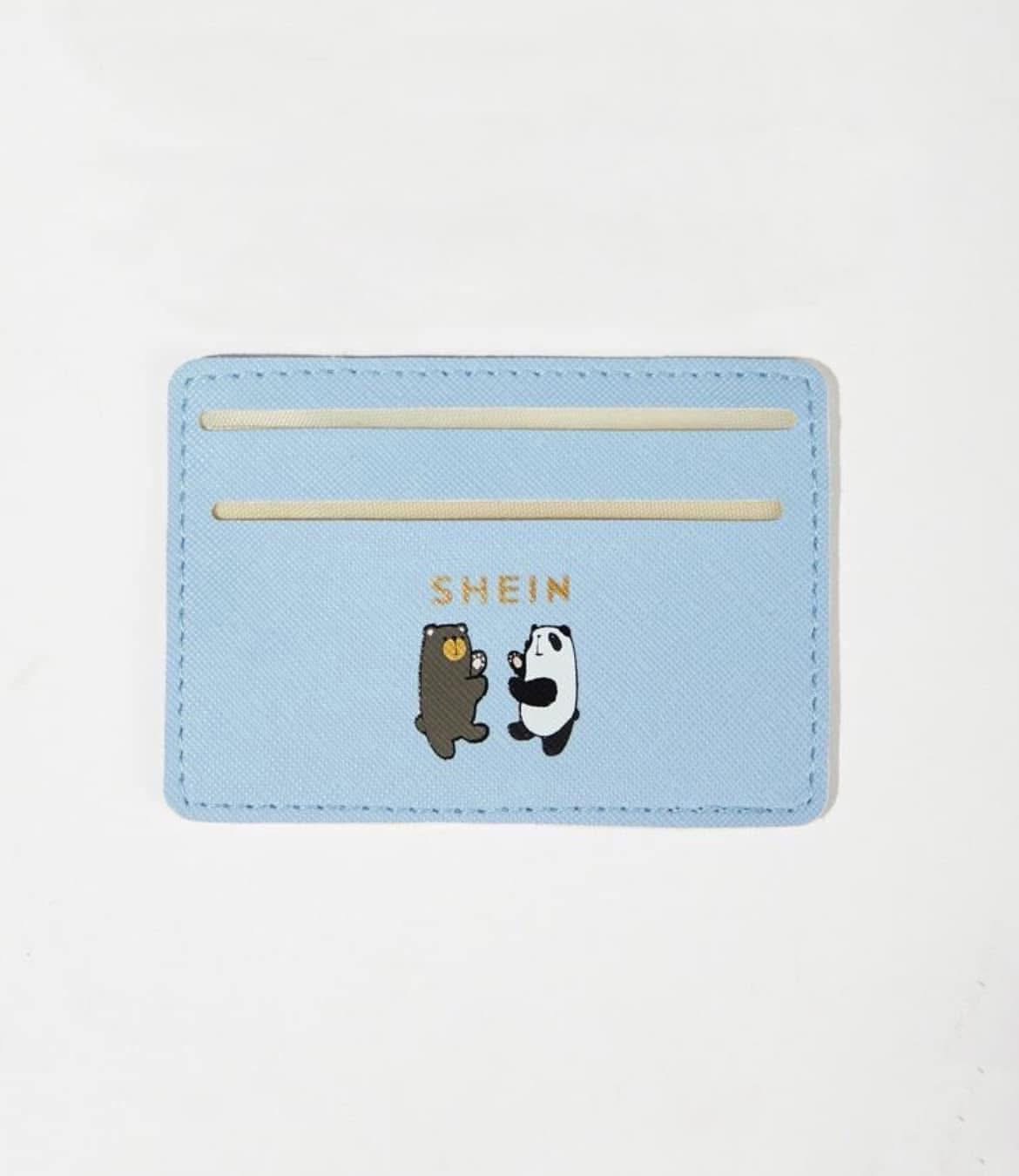 Shein Panda Print Card Case image 2