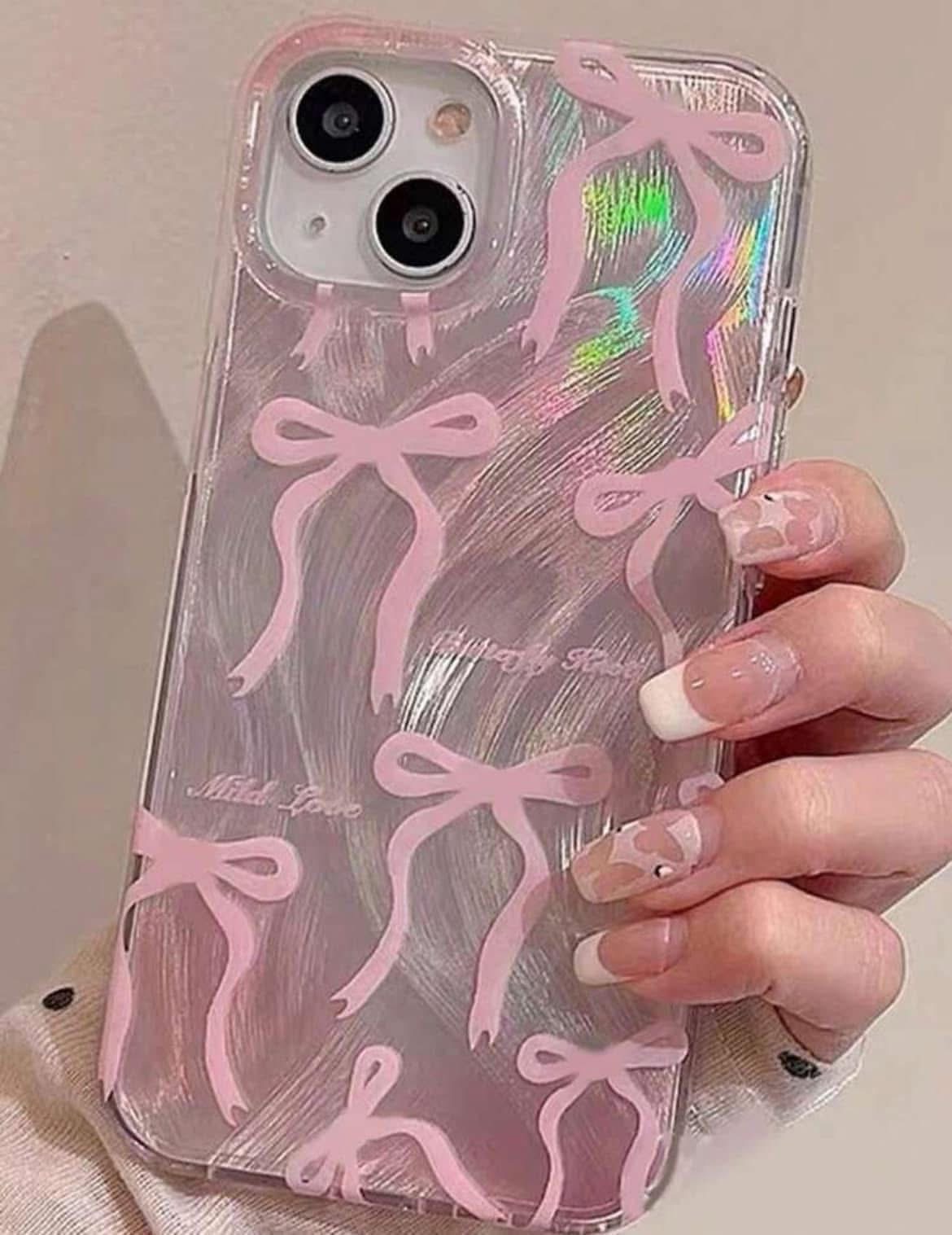 Feather Texture Solid Color Simple Fashion Phone Case image 2