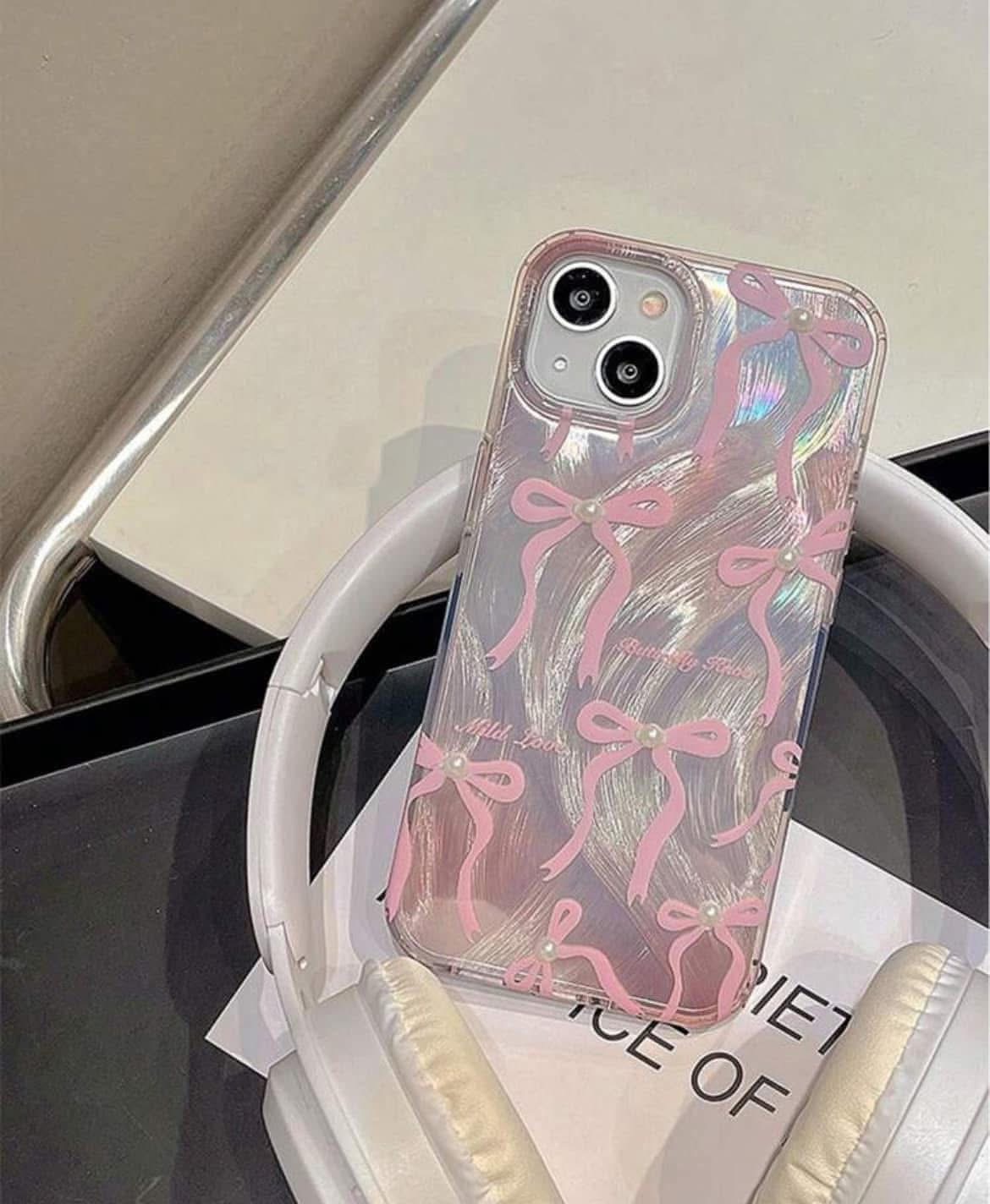 Feather Texture Solid Color Simple Fashion Phone Case image 3