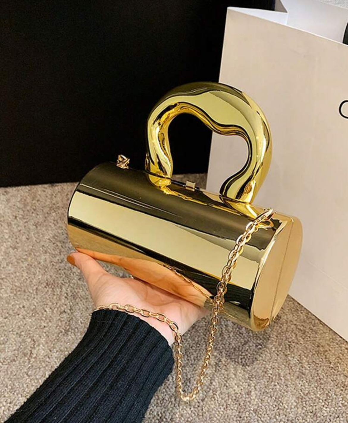 Solid Color Acrylic Box Bag image 4