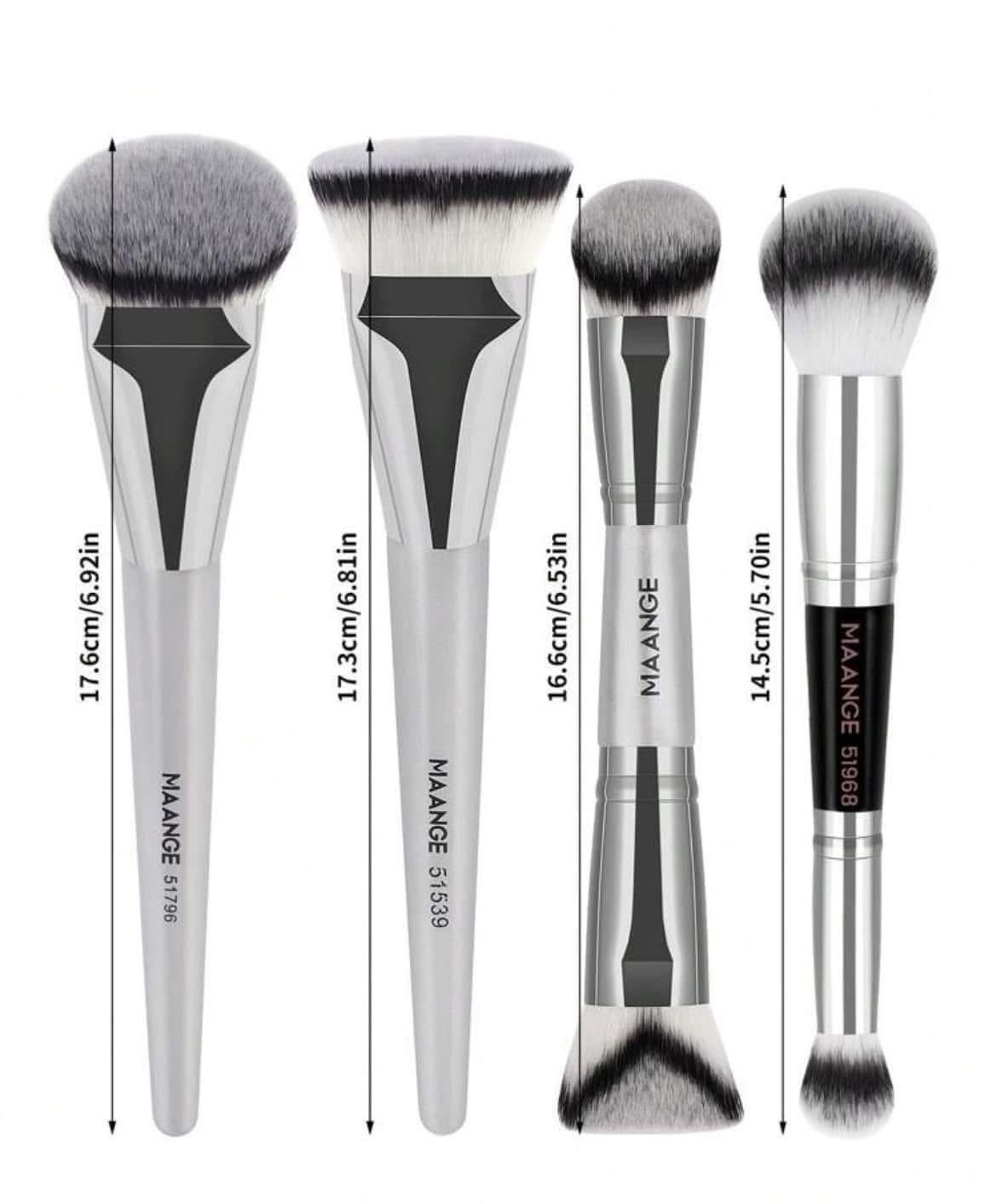 MAANGE 4pcs Professional Brush Set image 3