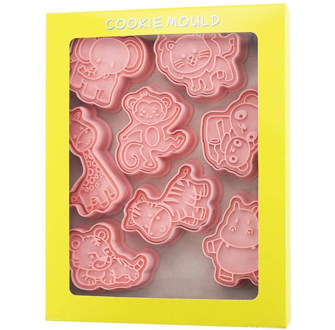 8pcs Cartoon Animal Shaped Cookie Stamps image 4