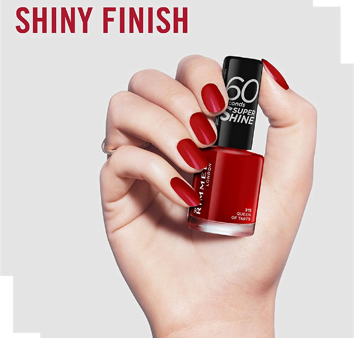 Rimmel 60 Sec Rg Queen Of Tarts#315- Red image 4