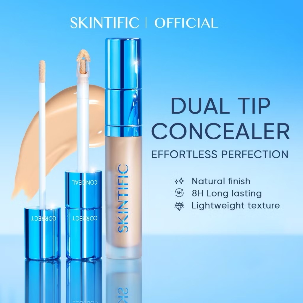 SKINTIFIC Cover Perfect Serum Concealer foundation full coverage 5ml image 3