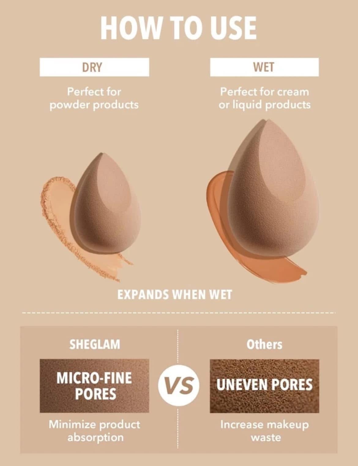 SHEGLAM Ultimate Universal Beauty Sponge image 3