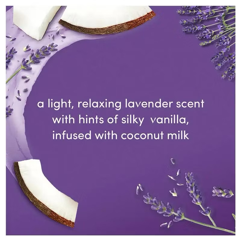 Dove Body Scrub Crushed Lavender & Coconut Milk Exfoliating body polish image 4