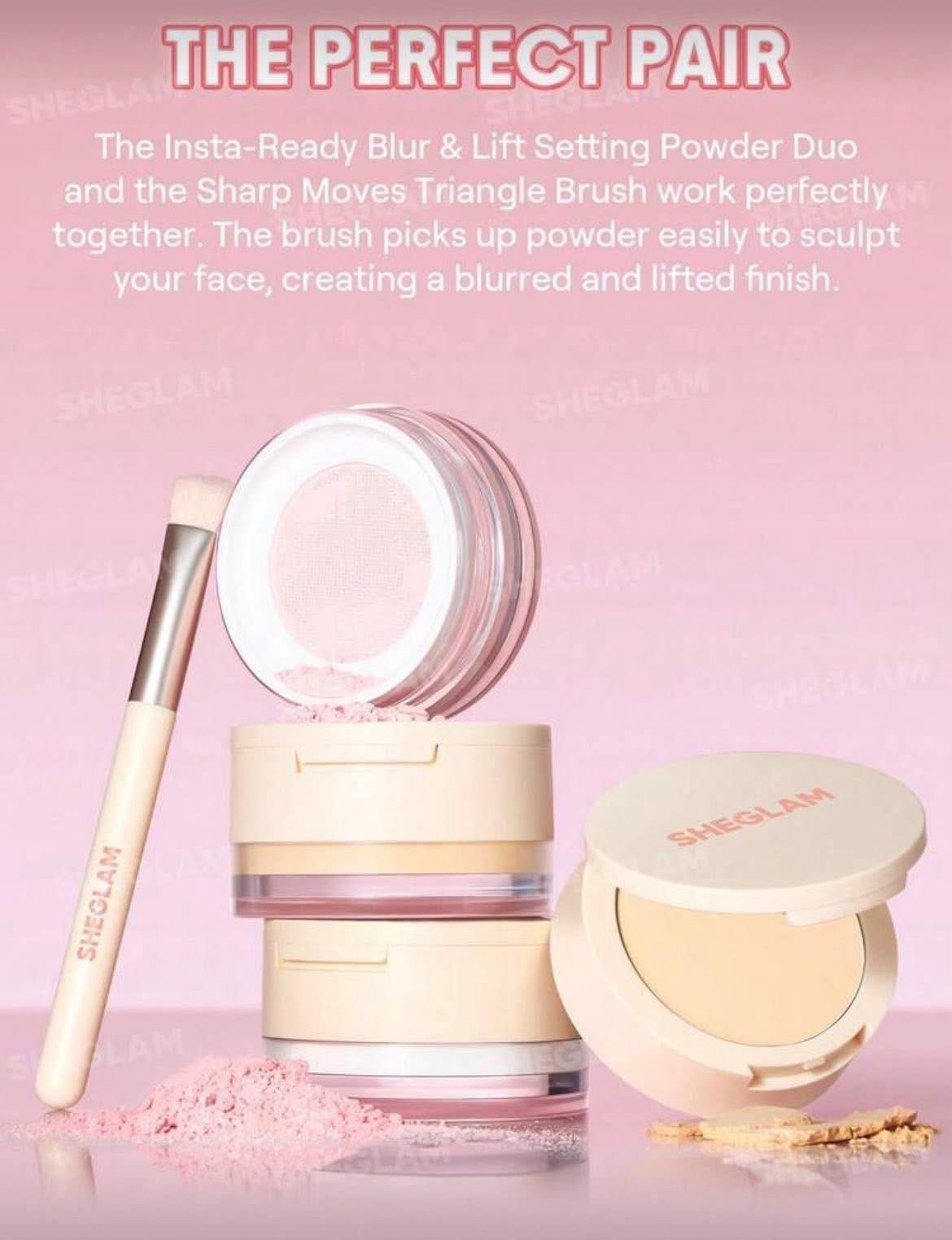 SHEGLAM Sharp Moves Triangle Brush image 4