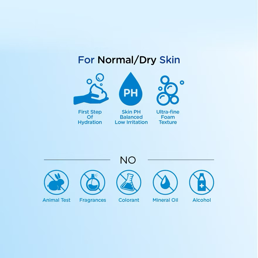 HADA LABO Soft & White Face Wash image 2