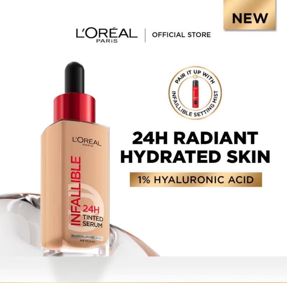 L'Oréal Paris Infallible 24H Tinted Serum Foundation
