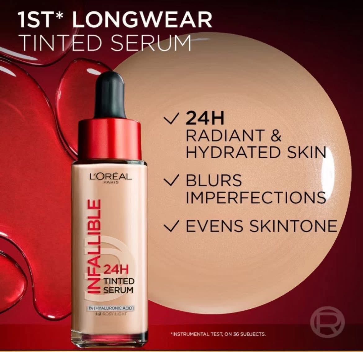 L'Oréal Paris Infallible 24H Tinted Serum Foundation image 4