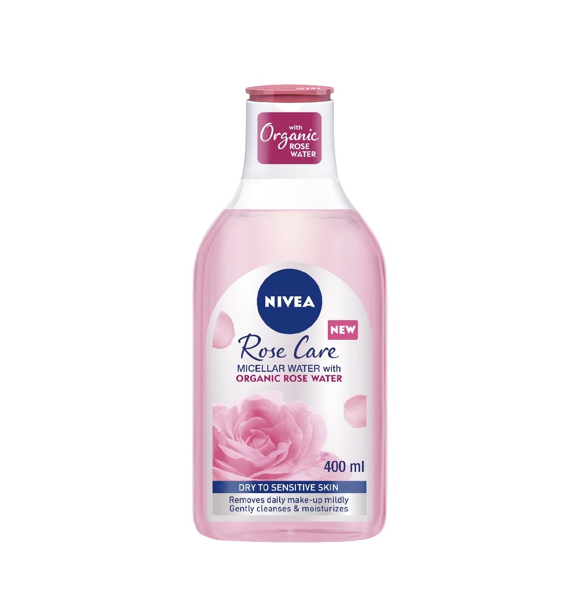 NIVEA Face Makeup Remover, Organic Rose