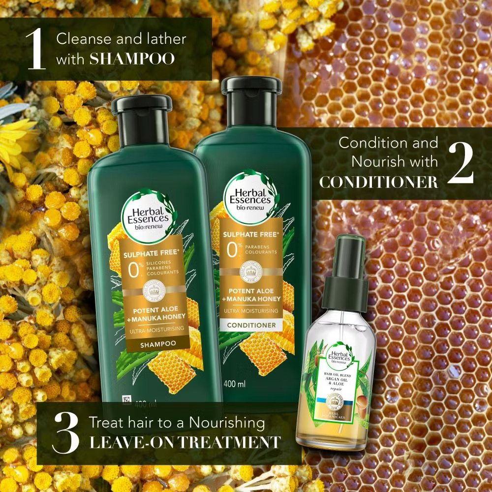 The HERBAL ESSENCES Aloe & Manuka Honey Conditioner image 2