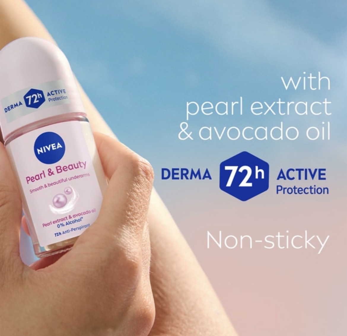 NIVEA Roll On Deodorant Pearl & Beauty image 4