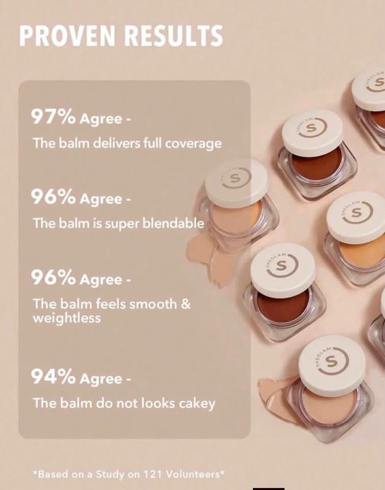 Sheglam skinfluencer full coverage foundation balm image 2