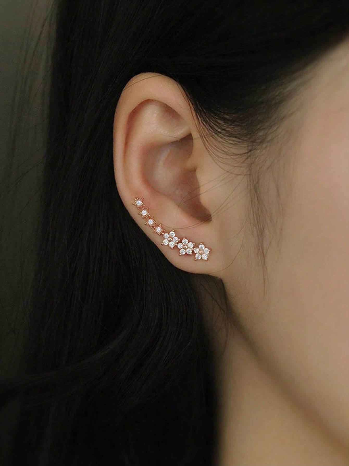 Beautiful Pentagon Flower earring