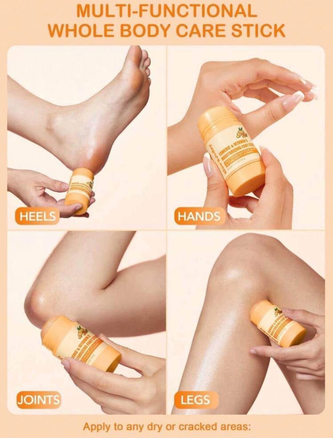 Slow Sunday Turmeric & Vitamin C moisturising foot stick image 4