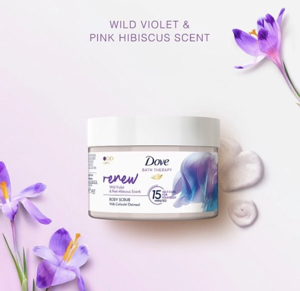 Dove Bath Therapy Renew Body Scrub image 2