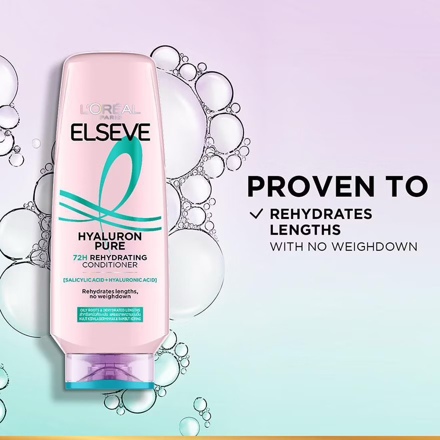 ￼L'Oreal Paris Elseve Hyaluronic Pure Conditioner image 3