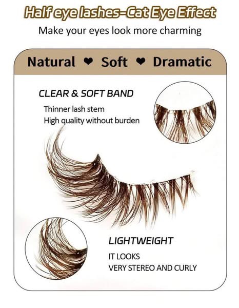Soft mink faux lashes image 4