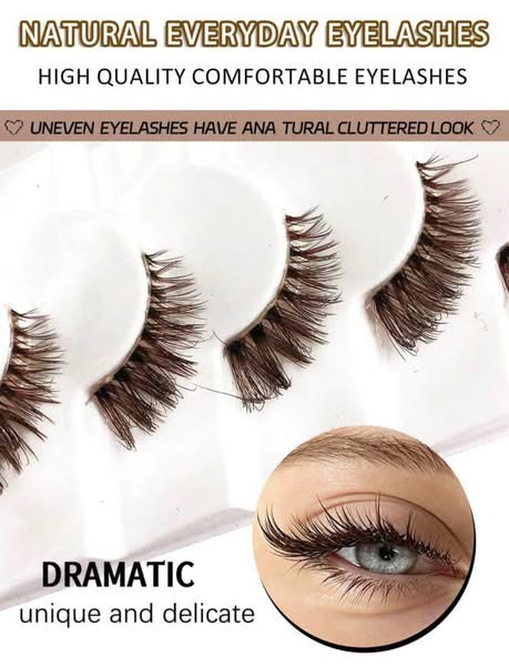 Soft mink faux lashes image 3