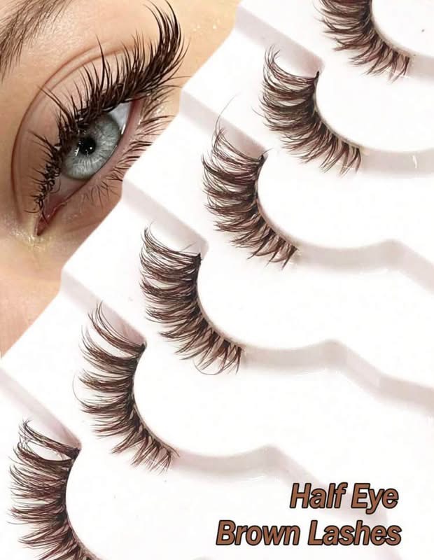 Soft mink faux lashes image 2